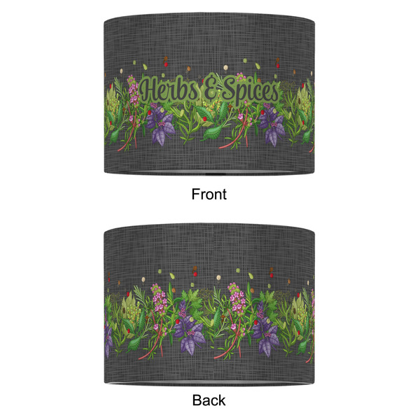 Herbs & Spices 12" Drum Lampshade - APPROVAL (Fabric)