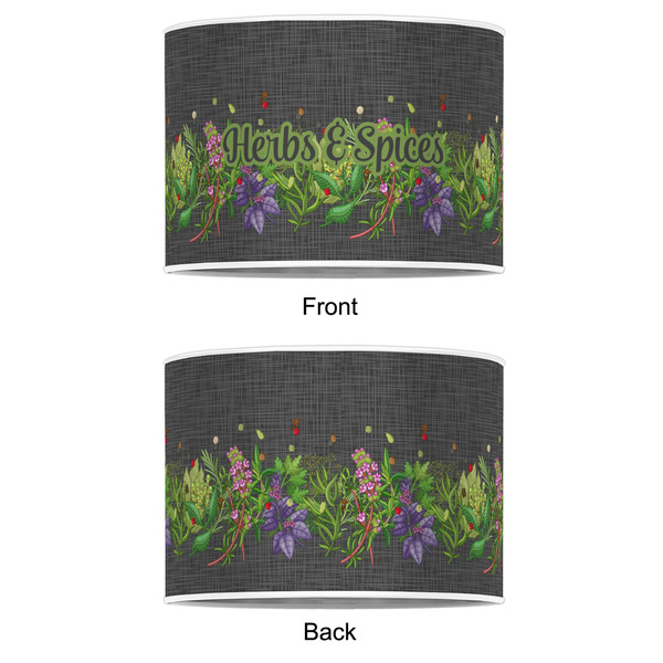 Herbs & Spices 12" Drum Lampshade - APPROVAL (Poly Film)