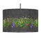 Herbs & Spices 12" Drum Pendant Lamp - Fabric