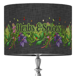 Herbs & Spices 16" Drum Lamp Shade - Fabric