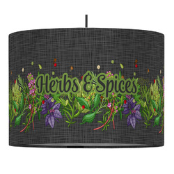 Herbs & Spices Drum Pendant Lamp (Personalized)