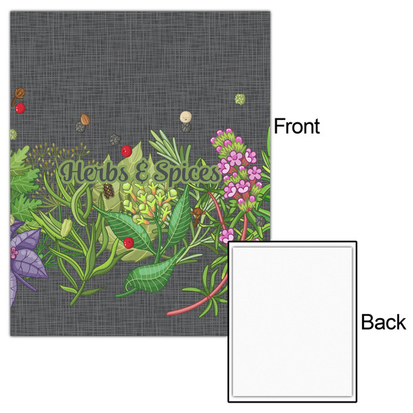 Herbs & Spices 16x20 - Matte Poster - Front & Back