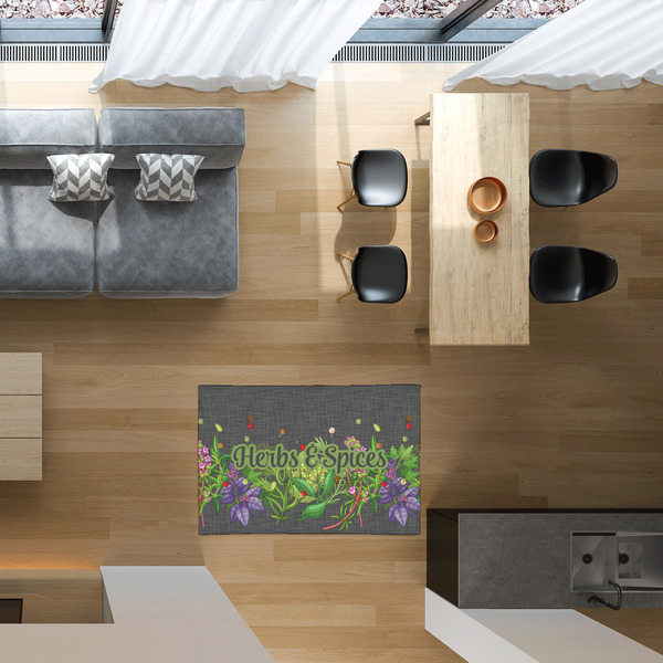 Herbs & Spices 2'x3' Indoor Area Rugs - IN CONTEXT