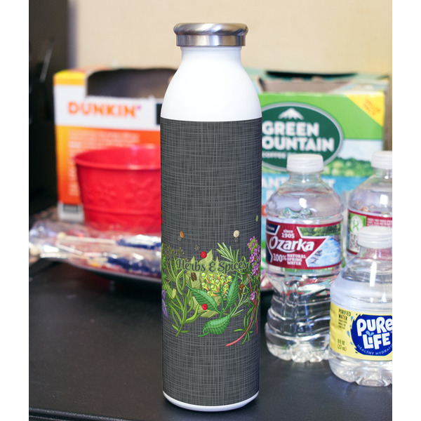 Herbs & Spices 20oz Water Bottles - Full Print - In Context