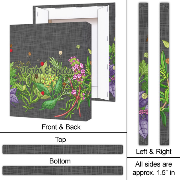 Herbs & Spices 20x24 - Canvas Print - Approval