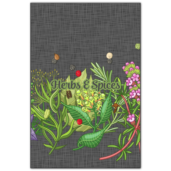 Custom Herbs & Spices Wood Print - 20x30
