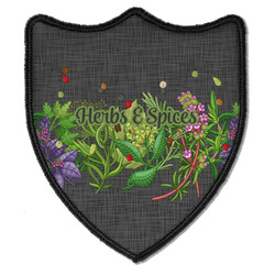 Herbs & Spices Iron On Shield Patch B
