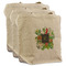 Herbs & Spices 3 Reusable Cotton Grocery Bags - Front View