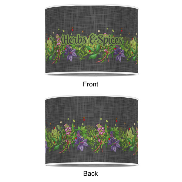 Herbs & Spices 8" Drum Lampshade - APPROVAL (Poly Film)