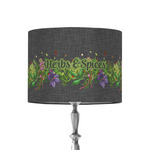 Herbs & Spices 8" Drum Lamp Shade - Fabric