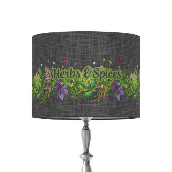 Custom Herbs & Spices 8" Drum Lamp Shade - Fabric