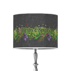 Herbs & Spices 8" Drum Lamp Shade - Poly-film
