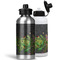 Herbs & Spices Aluminum Water Bottles - MAIN (white &silver)