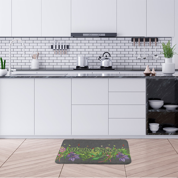 Herbs & Spices Anti-Fatigue Kitchen Mats - LIFESTYLE