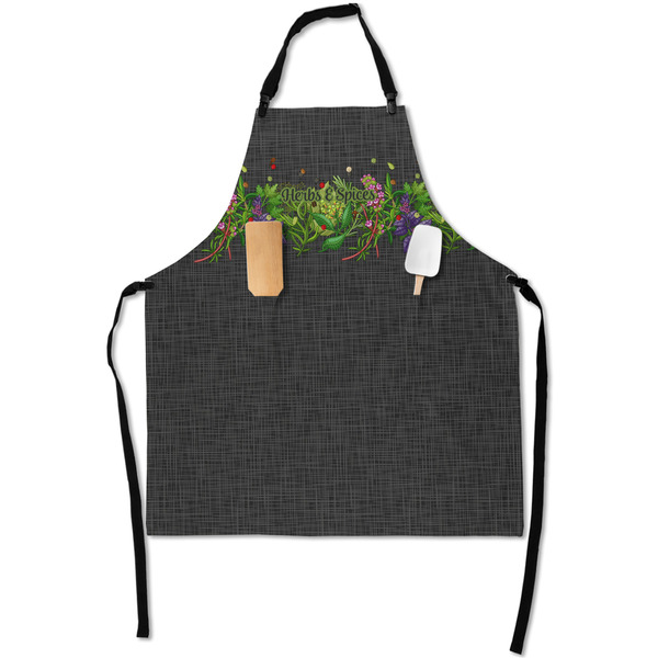 Custom Herbs & Spices Apron With Pockets