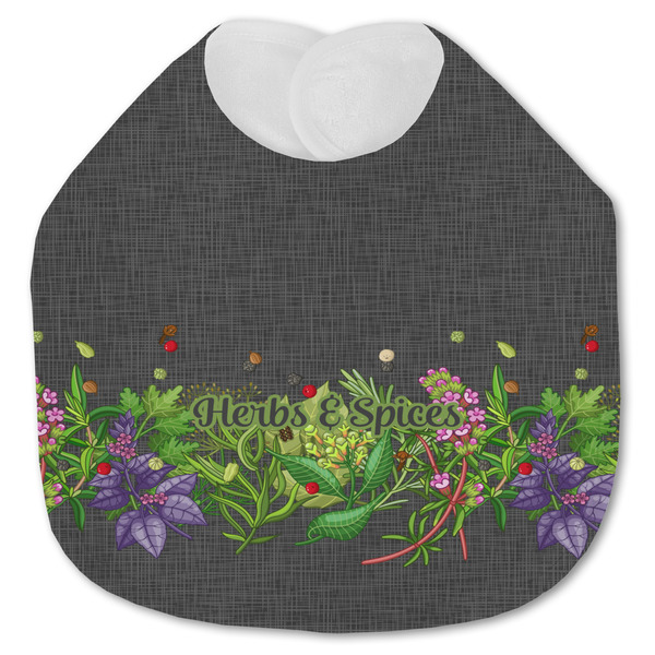 Custom Herbs & Spices Jersey Knit Baby Bib