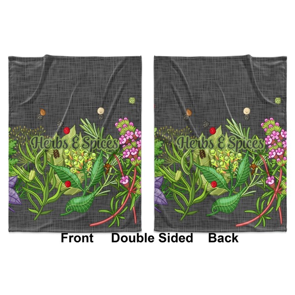 Herbs & Spices Baby Blanket (Double Sided - Printed Front and Back)