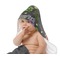 Herbs & Spices Baby Hooded Towel on Child