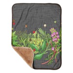 Herbs & Spices Sherpa Baby Blanket - 30" x 40"
