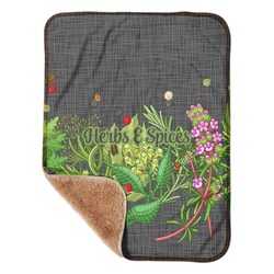 Herbs & Spices Sherpa Baby Blanket - 30" x 40"