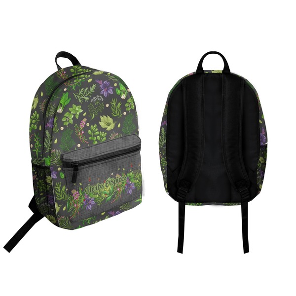 Herbs & Spices Backpack front and back - Apvl