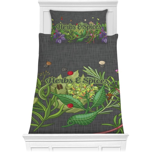 Custom Herbs & Spices Comforter Set - Twin (Personalized)