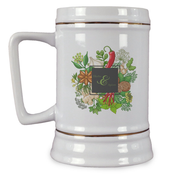 Custom Herbs & Spices Beer Stein (Personalized)