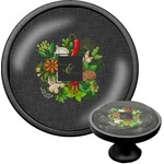 Herbs & Spices Cabinet Knob (Black) (Personalized)