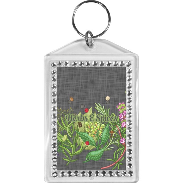 Custom Herbs & Spices Bling Keychain (Personalized)