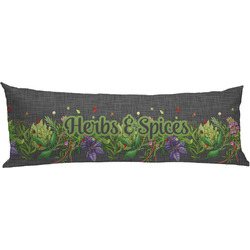 Herbs & Spices Body Pillow Case (Personalized)