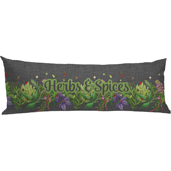 Custom Herbs & Spices Body Pillow Case (Personalized)