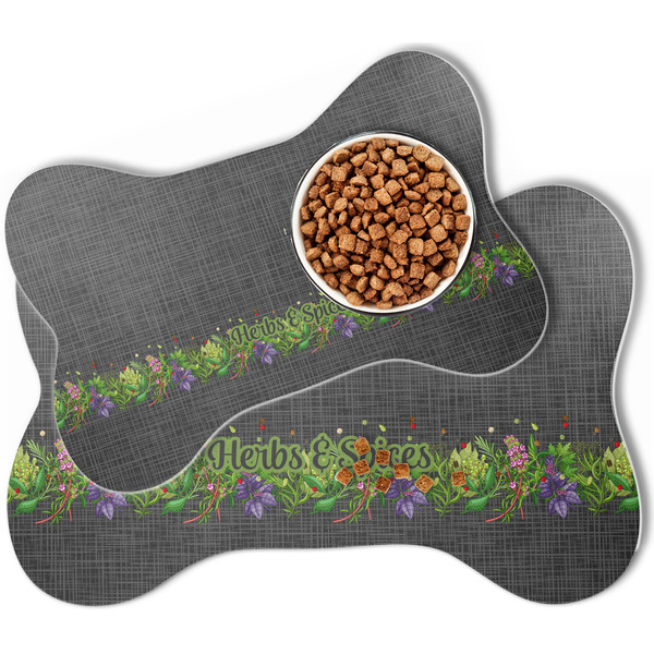 Herbs & Spices Bone Shaped Dog Mats - MAIN
