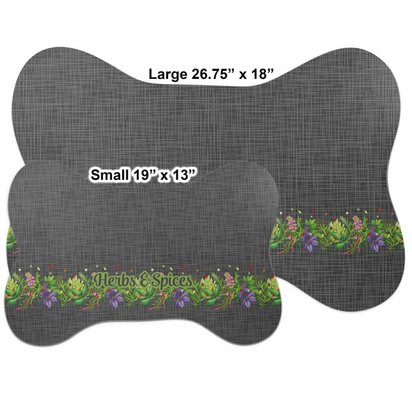 Herbs & Spices Bone Shaped Mat Comparison