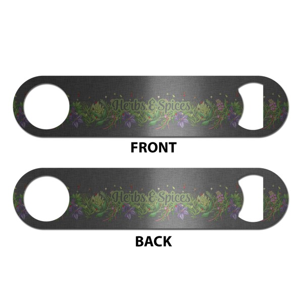 Herbs & Spices Bottle Opener - Front & Back