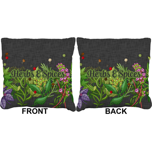 Herbs & Spices Burlap Pillow Approval