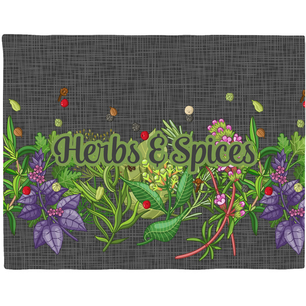 Custom Herbs & Spices Woven Fabric Placemat - Twill