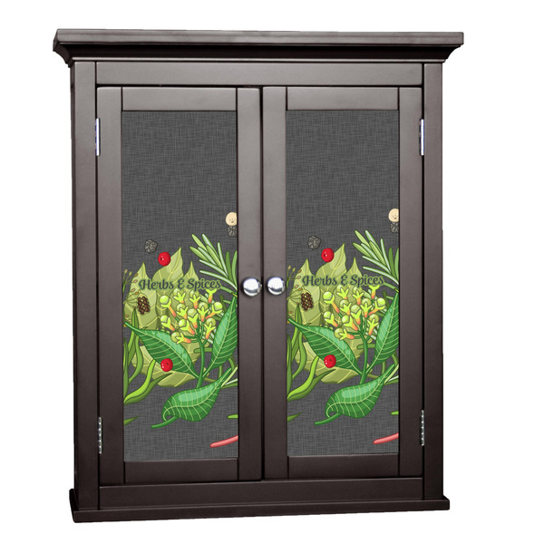 Custom Herbs & Spices Cabinet Decal - Large (Personalized)