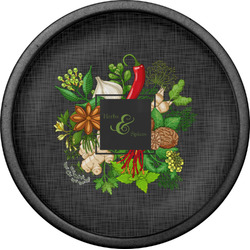 Herbs & Spices Cabinet Knob (Black) (Personalized)