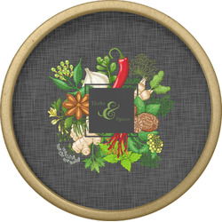 Herbs & Spices Cabinet Knob - Gold