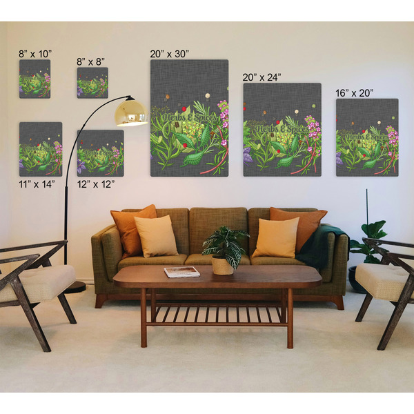 Herbs & Spices Canvas Prints - Multiple Sizes