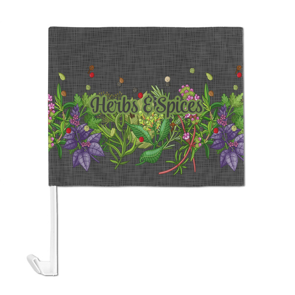 Herbs & Spices Car Flag - Large - FRONT