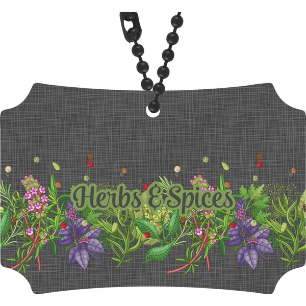 Custom Herbs & Spices Rear View Mirror Ornament (Personalized)