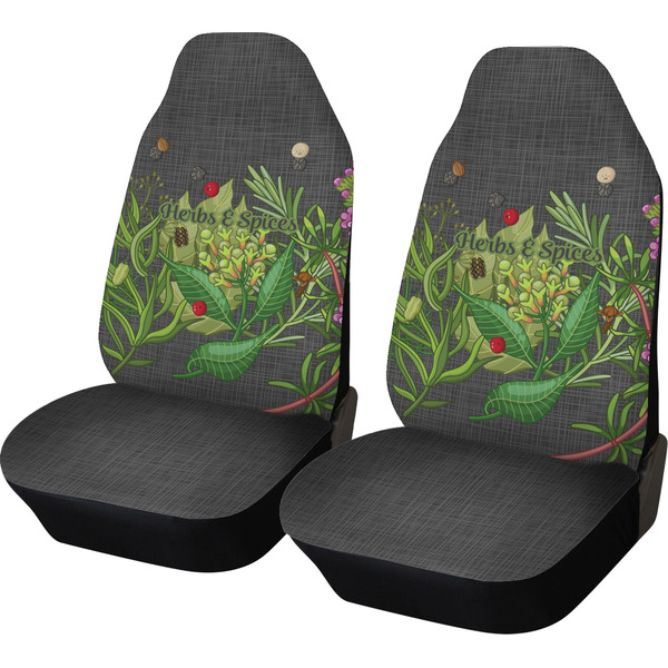 Custom Herbs & Spices Car Seat Covers (Set of Two) (Personalized)