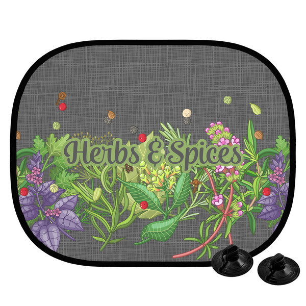 Custom Herbs & Spices Car Side Window Sun Shade (Personalized)