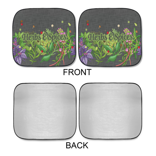 Herbs & Spices Car Sun Shades - APPROVAL