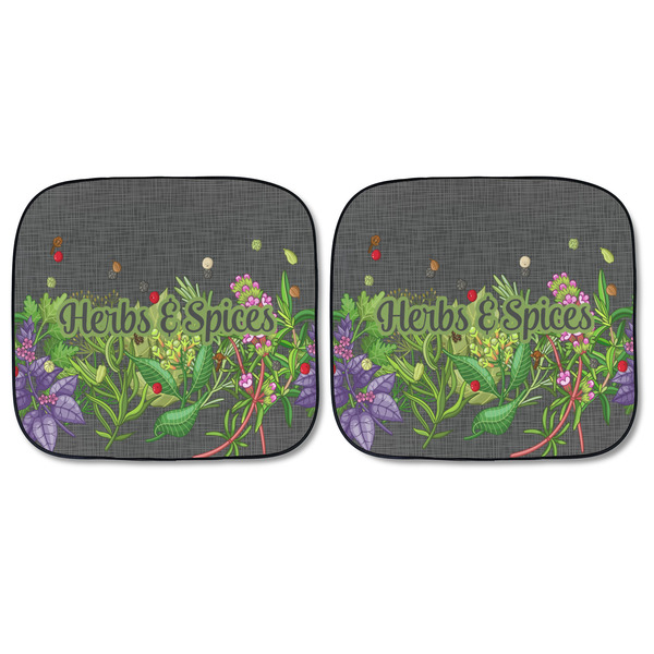 Herbs & Spices Car Sun Shades - FRONT