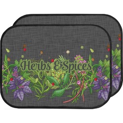 Herbs & Spices Car Floor Mats (Back Seat) (Personalized)
