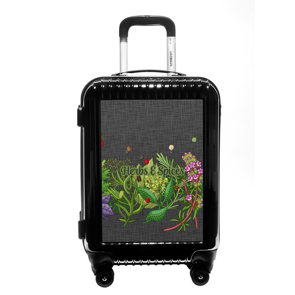 Custom Herbs & Spices Carry On Hard Shell Suitcase (Personalized)