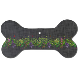 Herbs & Spices Ceramic Dog Ornament - Front