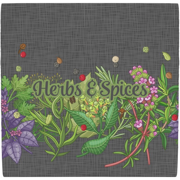 Custom Herbs & Spices Ceramic Tile Hot Pad (Personalized)